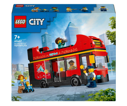 Klocki LEGO® LEGO City 60407 Czerwony piętrowy autokar